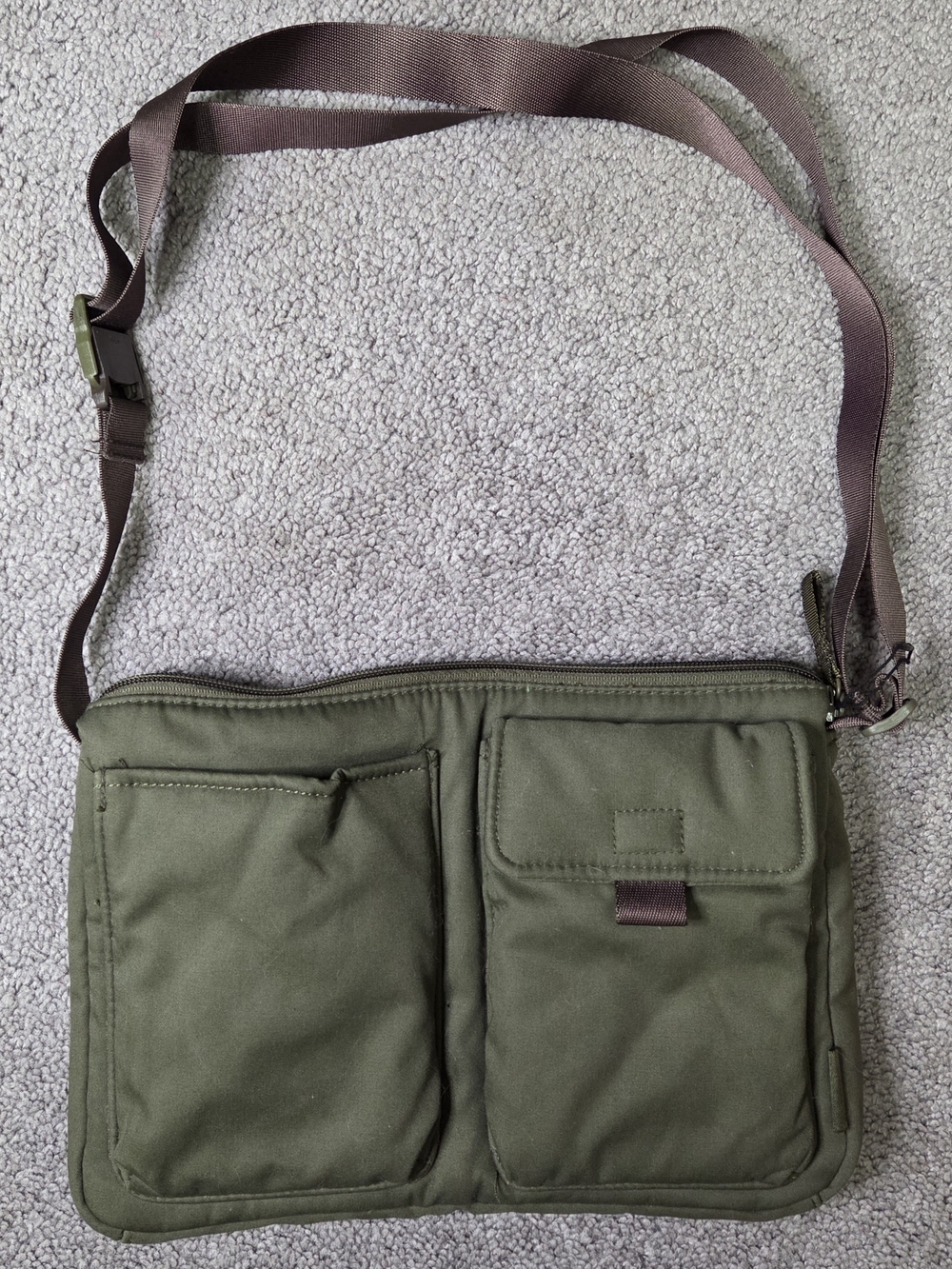 Vera Bradley Olive Green Crossbody Messenger Bag